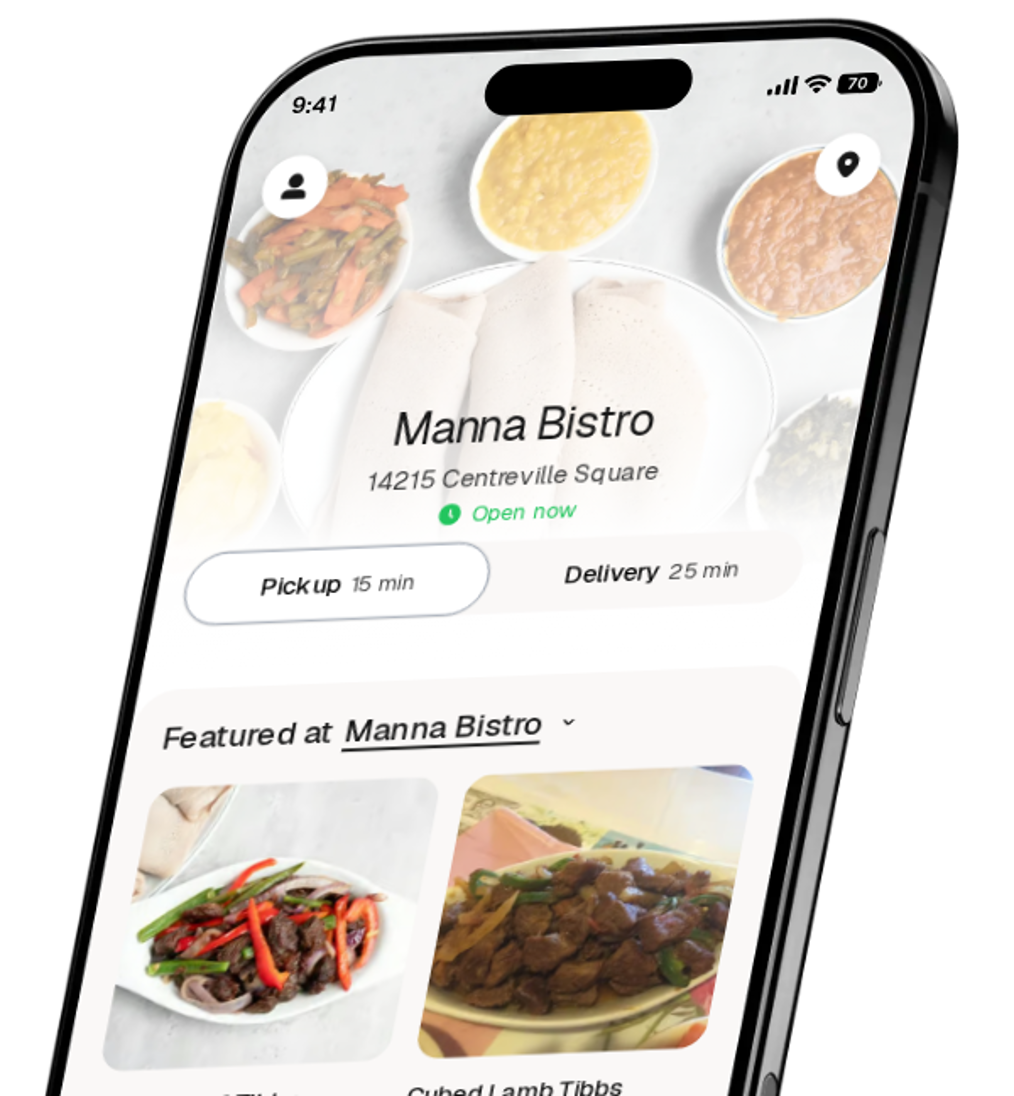 Manna Bistro app preview