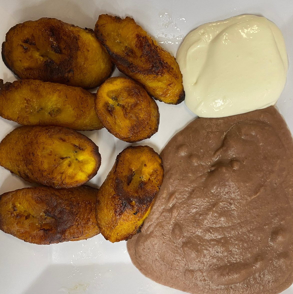 Plátano Con Creama.