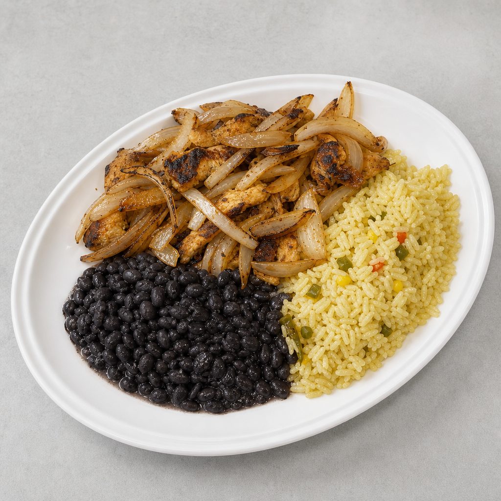 Pechuga Encebollado.